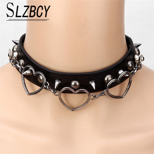 Sexy Rivet Choker Necklace Collar