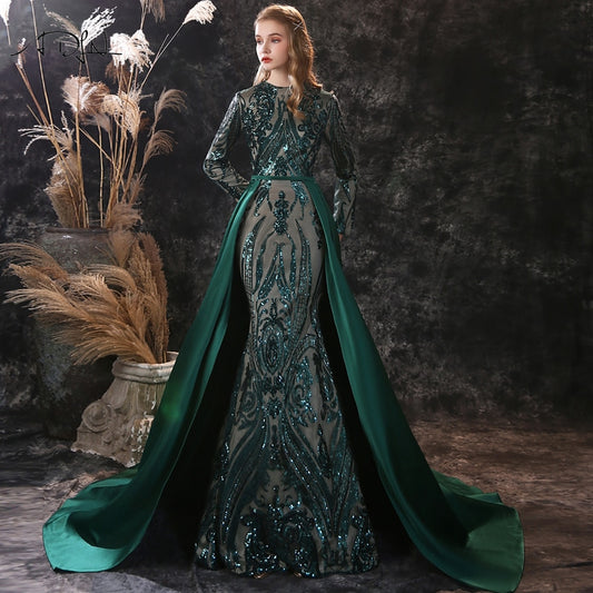 Vintage Green Gown